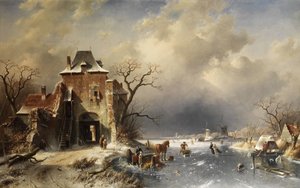 Nederlandsk vinterlandskap